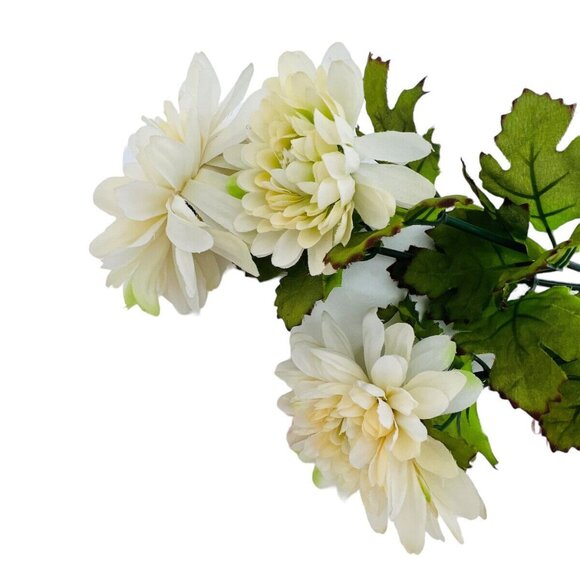 Artificial Flower Purple Pink Multi Bouquet Roses Mums Hydran Cattail Clematis - Picture 16 of 16